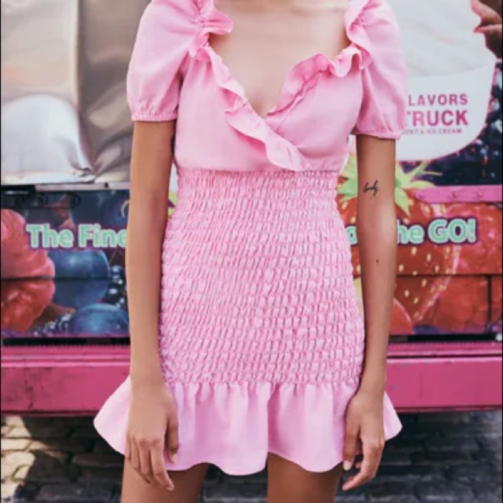 Pink Zara Bodycon Dress